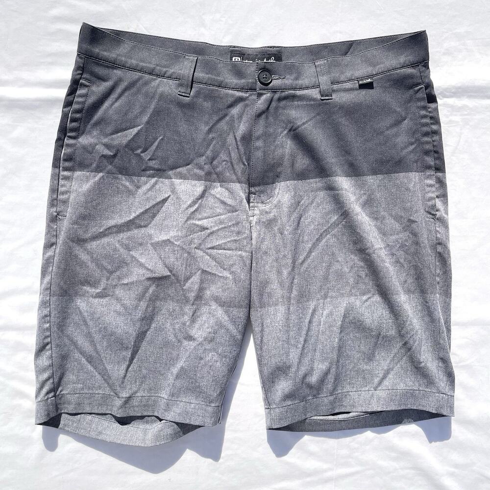Travis Mathew Gray Color Block Performance Shorts… - image 1